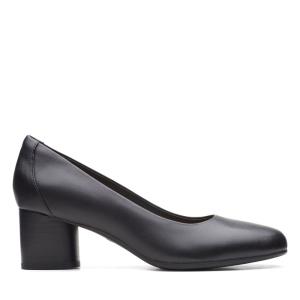 Women's Clarks Un Cosmo Dress Heels Shoes Black | CLK138TMU